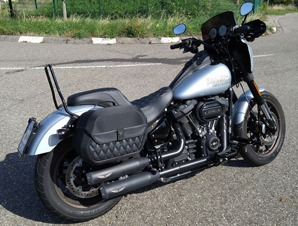PENZL - V2-Speed Auspuffset elektr. verstellb. / cera black / Harley LowRider S / ab 2018 / EG-BE