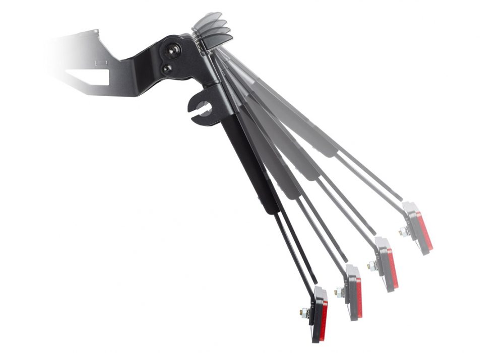 RR - Kennzeichenhalter - inkl. Reflektor + LED - Leuchte / black / Yamaha MT 125 / ab 2020