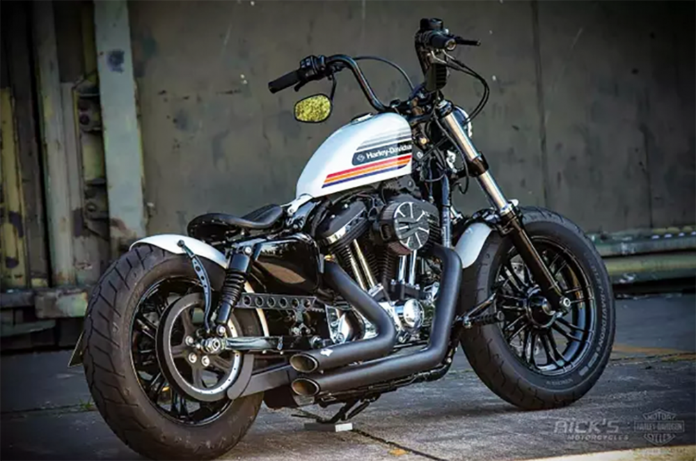 Rick´s Bobber - Heckfender - Set  / Stahl raw / 150 mm / HD Sportster / 2010 - 20
