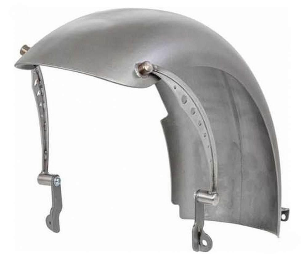 Rick´s - Bobber - Schwing-Heckfender - Set long / Stahl roh / 150 mm / HD Softail 08 - 17