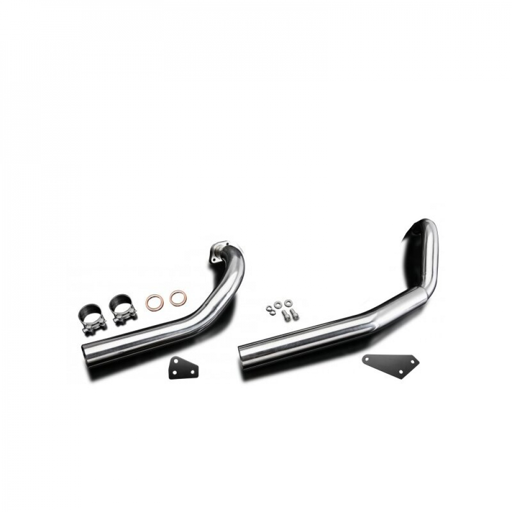 NEU: EAGLE Iron - Auspuff / Komplettanlage Slash Cut / silber / Yamaha XVS 650 + Classic / ab 2004 / ABE