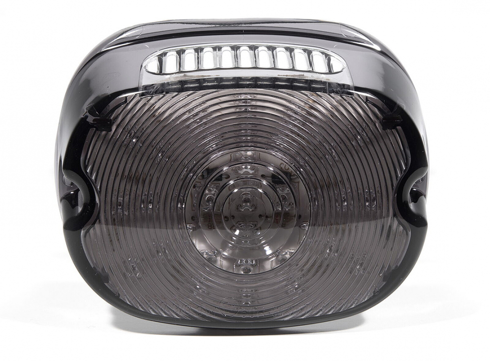 Harley DARK-CUSTOM LED-RÜCKLICHT / Harley - Smoke-Black / HD div. Modelle / KZH-Beleuchtung oben