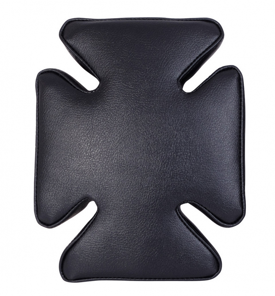 BR - Sozius-Sitzpad - IRON CROSS - mit Saugnäpfen / Kunstleder