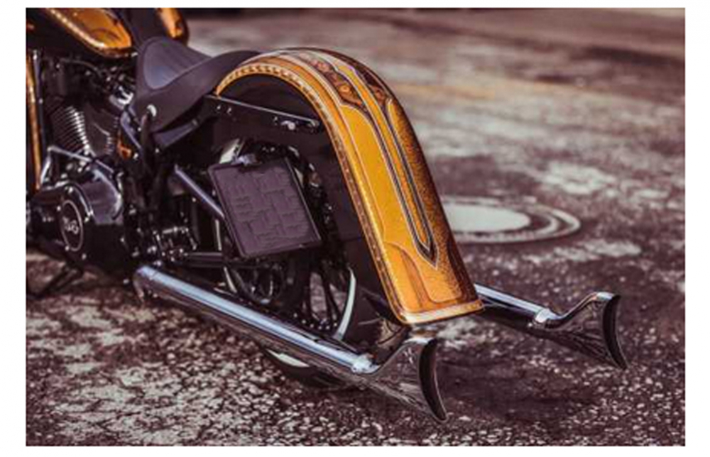 TB AIR-RIDE - SUSPENSION KIT / HD Softail ab 2018 ( ausser Breakout, FatBoy, FXDR)  1 Kit / TÜV