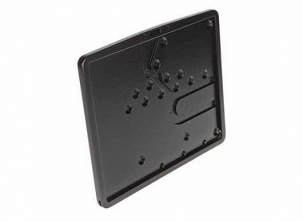 TB - KZH-PLatte - Kennzeichenträger - Inside / Billet Aluminium / silber poliert / 18 x 20 cm