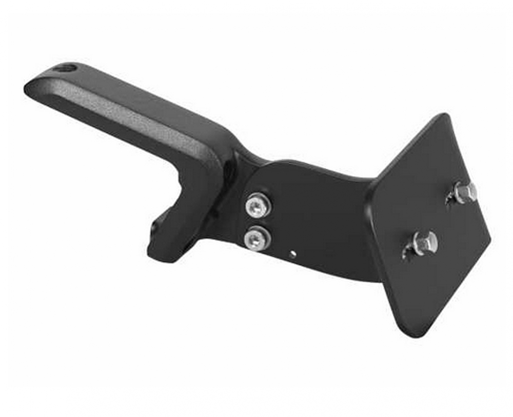 NEU: seitl. TBG - Kennzeichen-Grundh. - medium / black / HARLEY - FXDR / kein TÜV