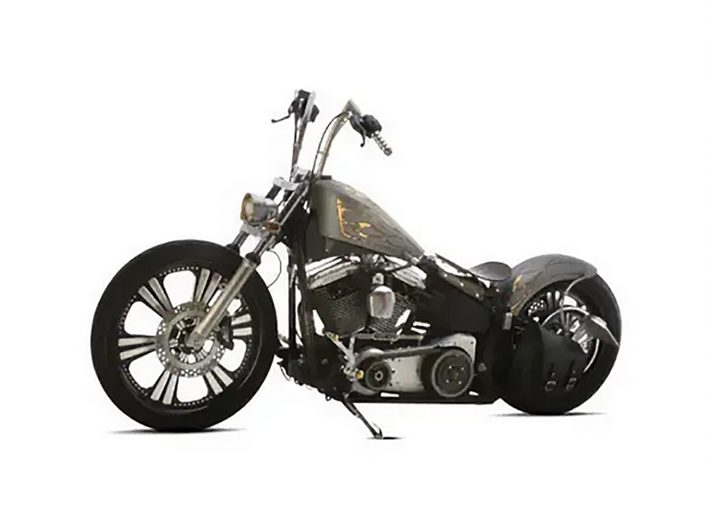 Bobber - Heckfender - Fender Struts - Lucky Fucker / chrom