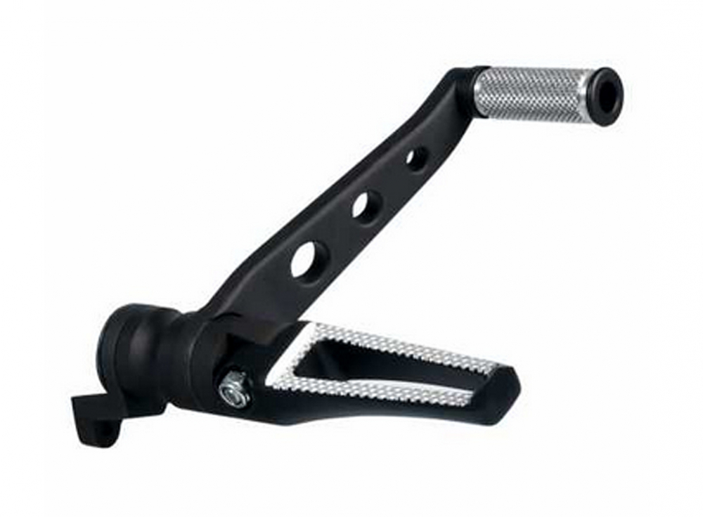 TB Fußrastenanlage / V-TECH / Alu schwarz / Harley Sportster 2003 - 14 / TÜV