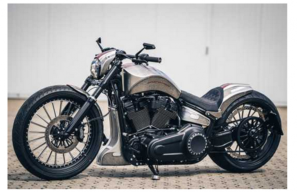 TB - Headlamp Cap / Alu roh / Harley Davidson Breakout / FXBR/S ab 18 / Tüv