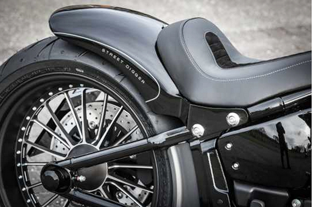 TB HECKFENDER Steel / Softail ab '18 (außer Breakout, Fat Boy & FXDR) 200mm / 18" / Tüv