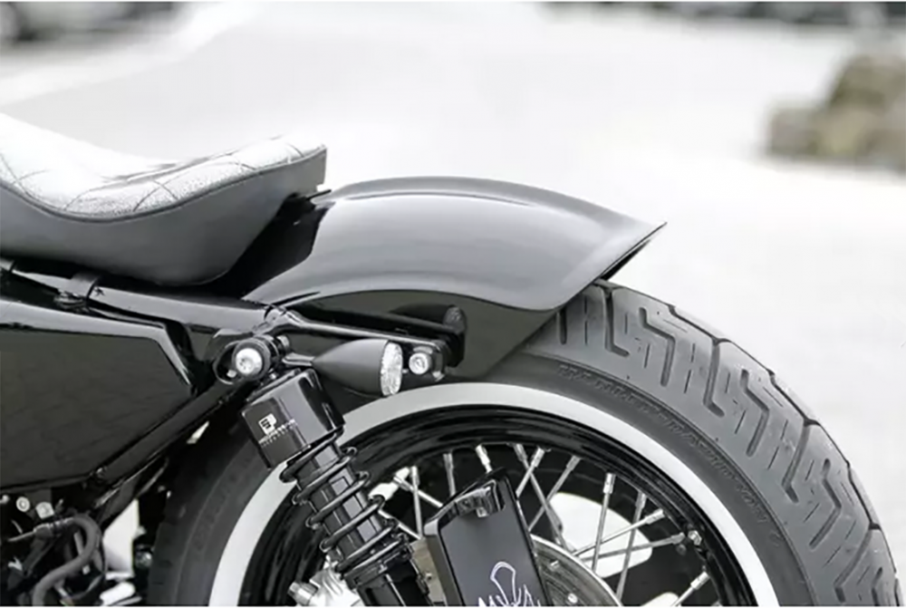 TB Heckfender / Harley "Sportster Fin GFK" / bis 160er Reifen / HARLEY Sportster / ab 04 - 15 / Tüv