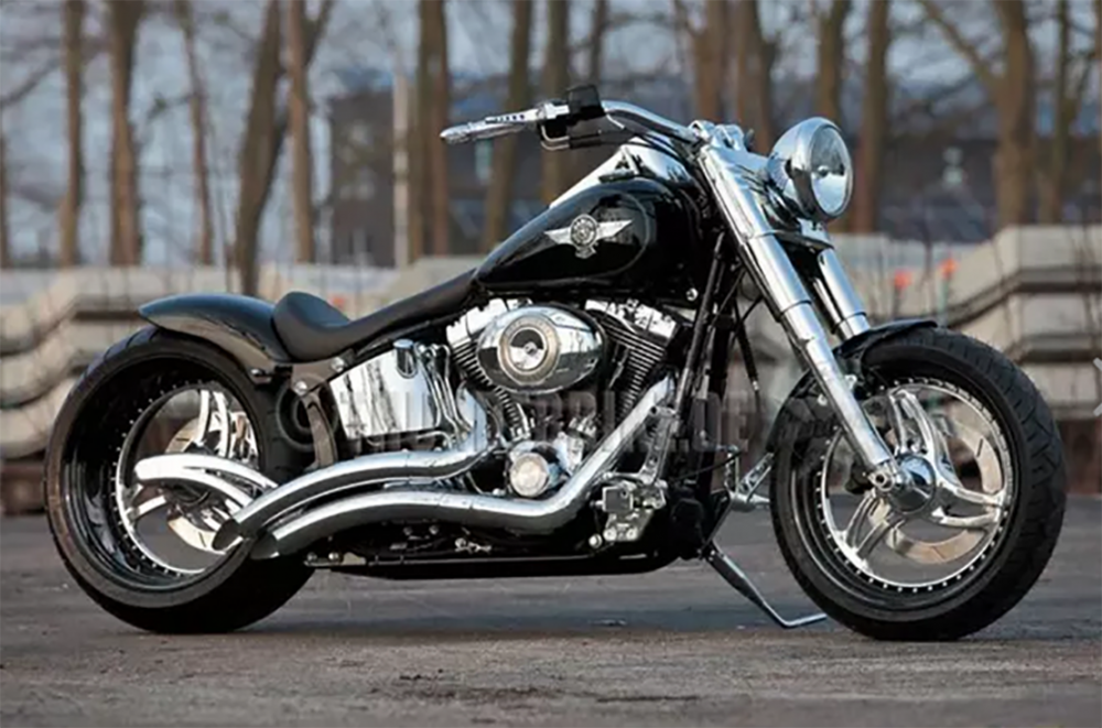 TB HD - Sitzschale GFK / Harley Davidson - Softail 00 - 17 / 260 Reifen - 18"