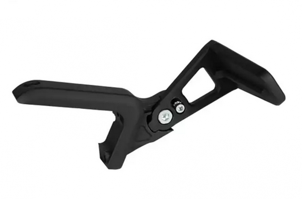 seitl. BR - Kennzeichenhalter - HARLEY SOFTAIL - FXDR / Aluminium - schwarz matt  / ohne Tüv