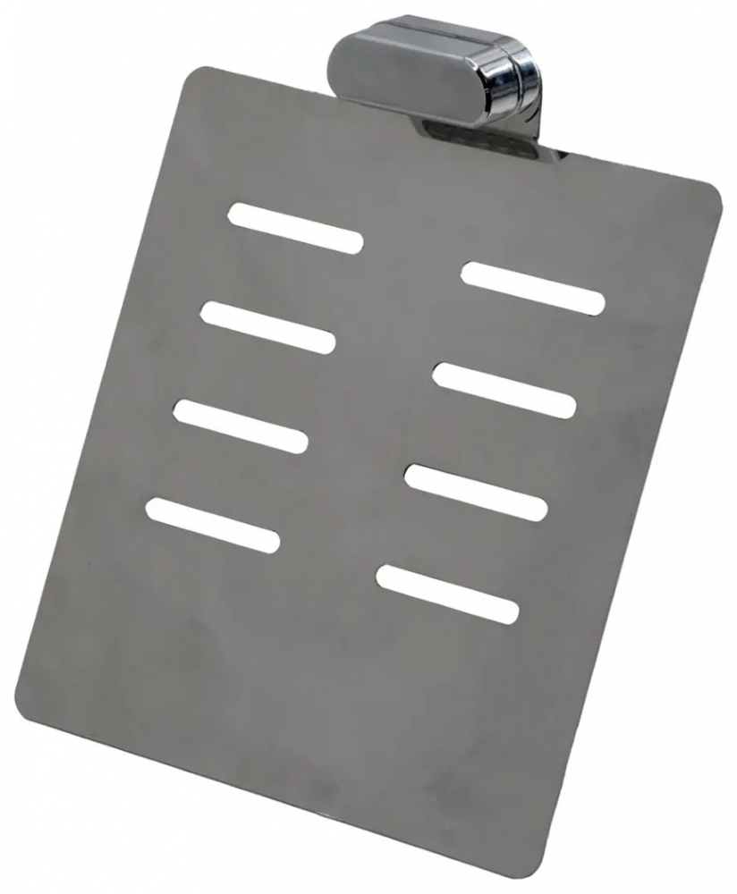 BR - Kennzeichenplatte - Smooth - VA silber poliert / 18 x 20cm / DE