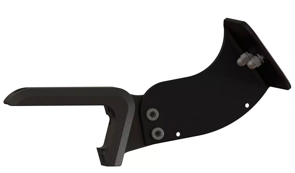 NEU 2024: seitl. BR - Kennzeichenh.- Grundhalter - Medium Bull / schwarz / HD Softail FXDR ab 19 - 20 / Tüv