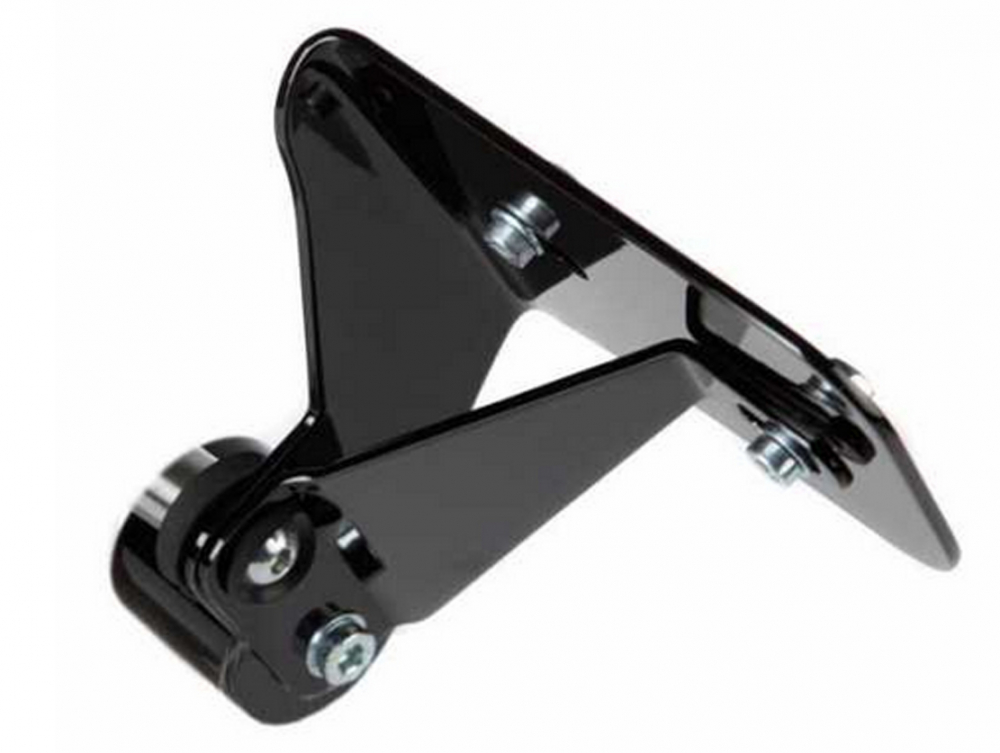seitl. TBG - Kennzeichen - Grundhalter VA "kurz" / black / Harley V-Rod Muscle / kein TÜV