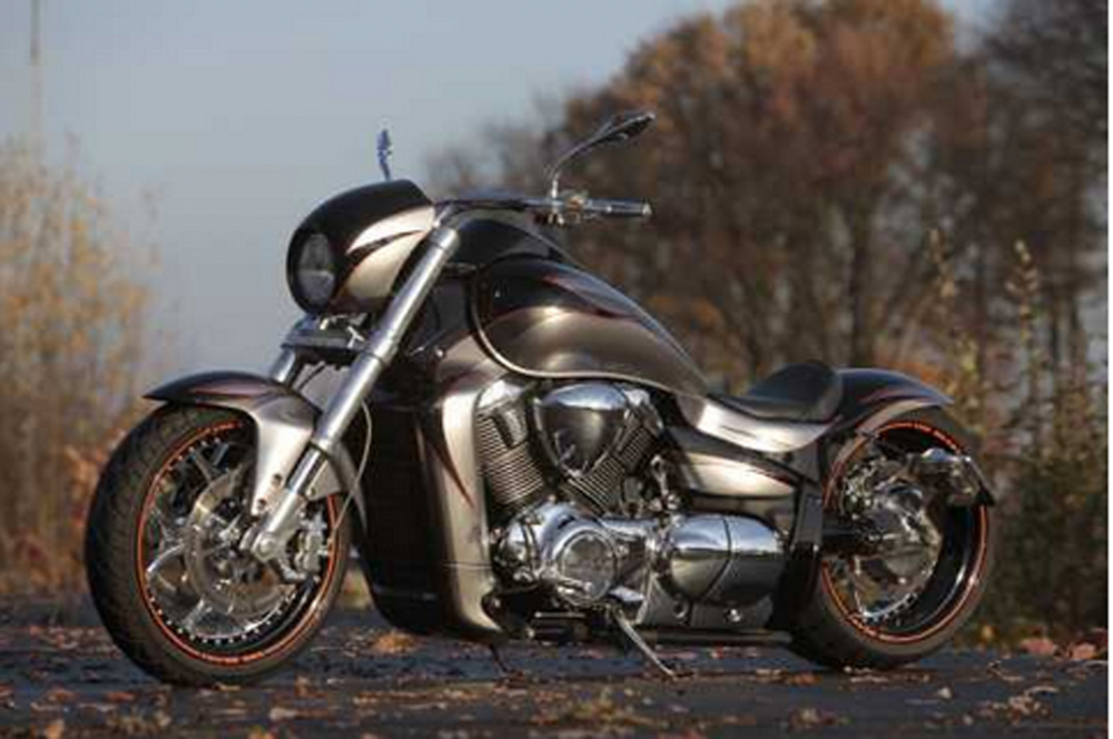 seitl. TBG-Kennzeichen-Grundha. - "kurz" / black / SUZUKI VS 1400 Intruder / kein TÜV