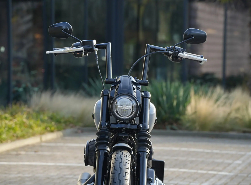 APE - Lenker Flipp 2 - 1,25"" - Chrom - 1,25" x 24 cm / Riserklemmung 25,4 mm !!! / Tüv / HD bis 2024