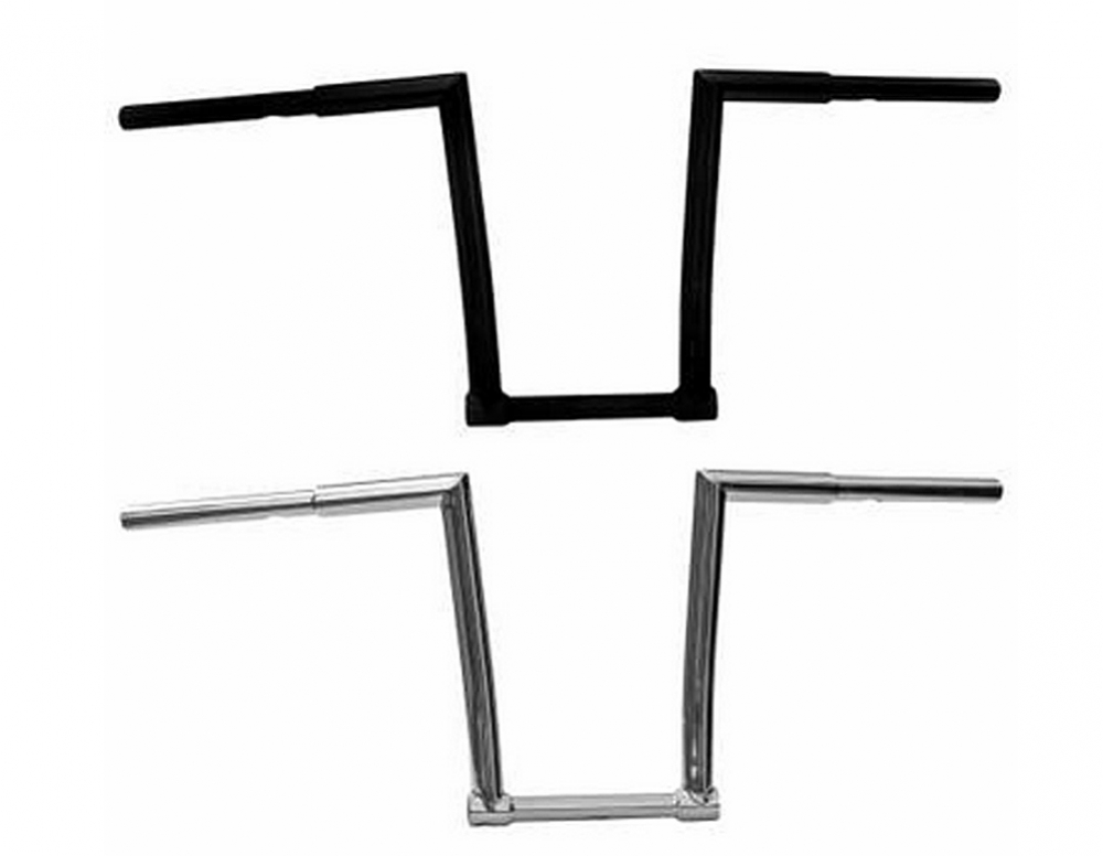 APE - LENKER - Flipp II / 1 Zoll / 1,25" x 34 cm / Stahl roh / Riserklemmung 1" / Tüv