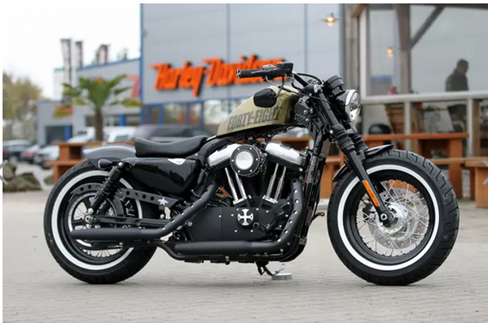 TB Powerluftfilter - Kit - "Grand Classic - silber" / 3D / HD - Sportster 06 - 17 / TÜV