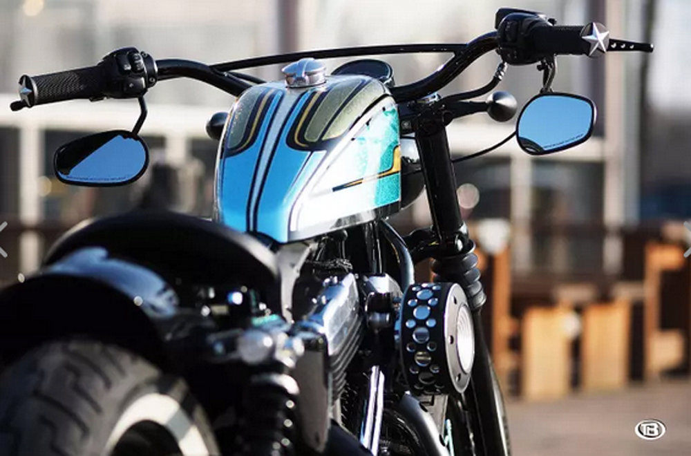 TB Powerluftfilter - Kit - "Grand Classic - bicolor" / 3D / HD - Sportster 17 - 20 / TÜV