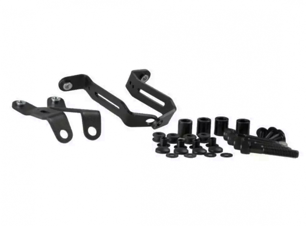 Neu: Mirage Frontverkleidung schwarz + Scheibe 6cm - dark + Halter / Harley Davidson - Street Bob & FXST / ab 2018 / Tüv-Gutachten