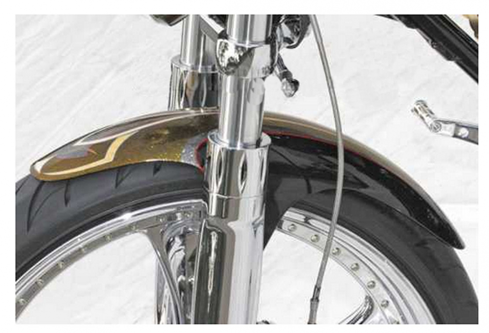 TB FRONTFENDER - Shorty Steel / Dyna  - 21" Rad - bis 130er Bereifung