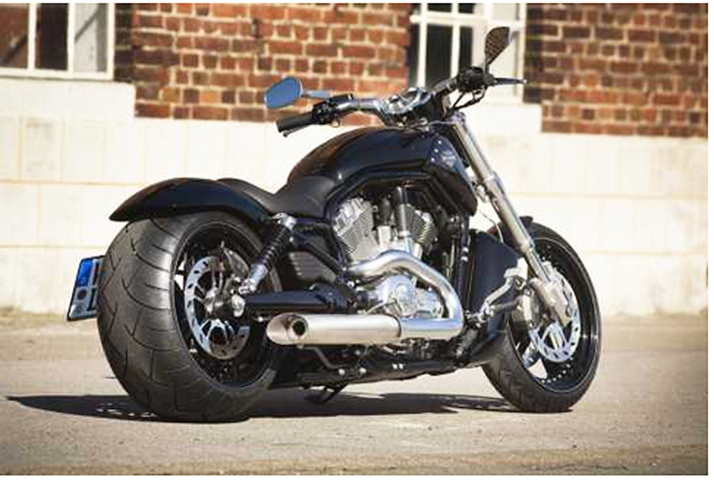 TB Einzelsitz "Recall" / HARLEY VRSCF - V-Rod Muscle / Kunstleder schwarz