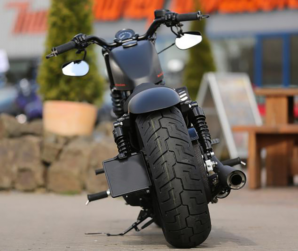 TB - HECKFENDER / "STEEL 200" / 2 Personen / HARLEY DAVIDSON - Sportster 04 - 20 / Tüv