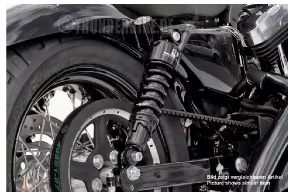 Progressive Suspension 412 Stoßdämpfer / kurz / 280 mm / 11" / schwarz / HD DYNA-Modelle / 1 Paar / TÜV