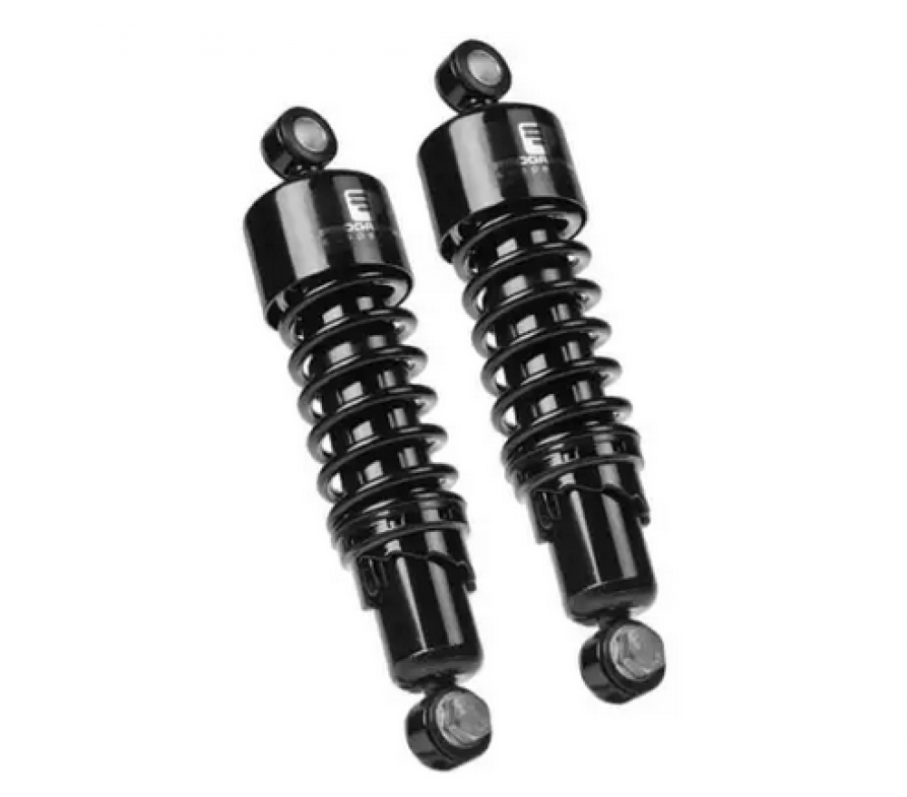 Progressive Suspension 412 Stoßdämpfer / kurz / 280 mm / 11" / schwarz / HD DYNA-Modelle / 1 Paar / TÜV