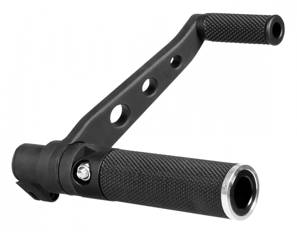 TB - Fußrastenanlage / Base Rubber / black - keine Vorverlegung / Harley VRSC 12 - 17  / TÜV