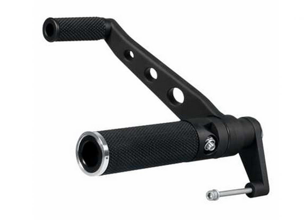 TB - Fußrastenanlage / BASE RUBBER - black / keine Vorverlegung / Harley VRSC  02-11  / TÜV
