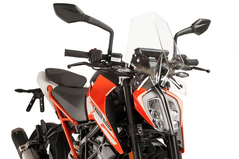 Windschutzscheibe transparent / Naked New Generation / Sport / KTM 125 DUKE / 2017 - 2019