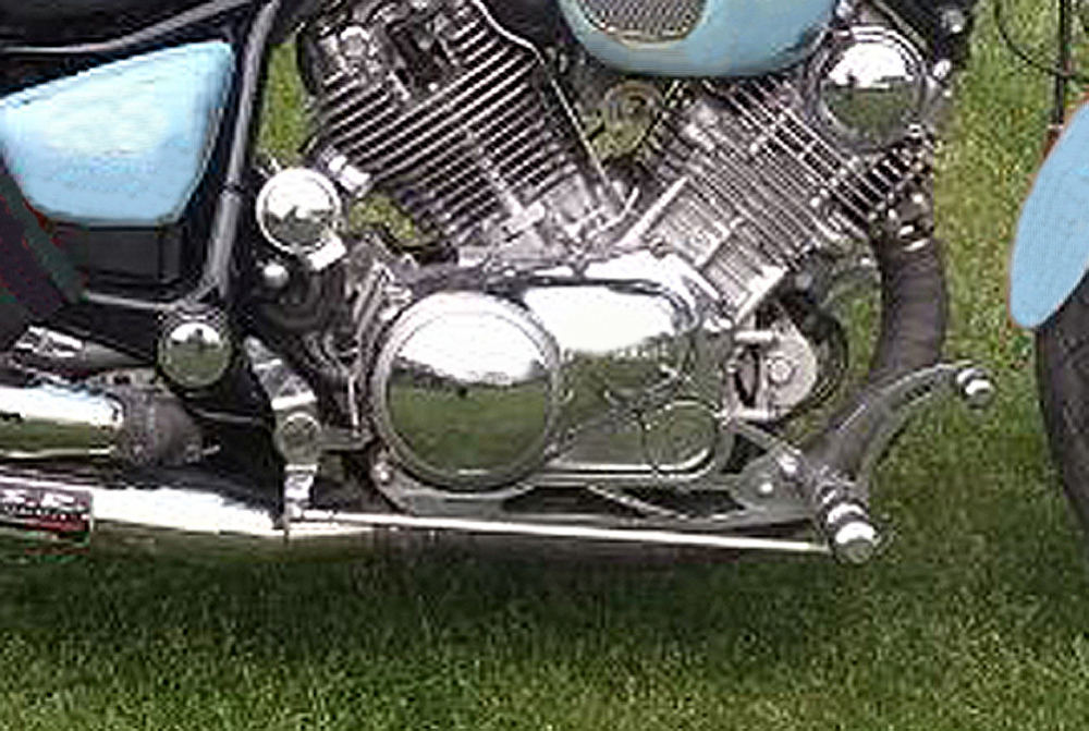 FALCON vorverlg. Fußrasten / 20 cm / Yamaha XV 1100 Virago / Tüv
