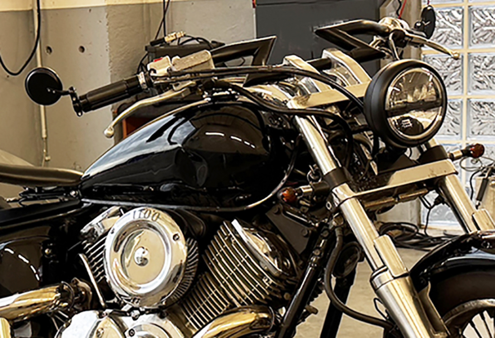 LENKER FAT - Z - FORM 32 mm 1" (1 ZOLL) 870 / 90 / 190 mm / schwarz matt - beschichtet im BR-Auftrag / Jap. + HD / TÜV