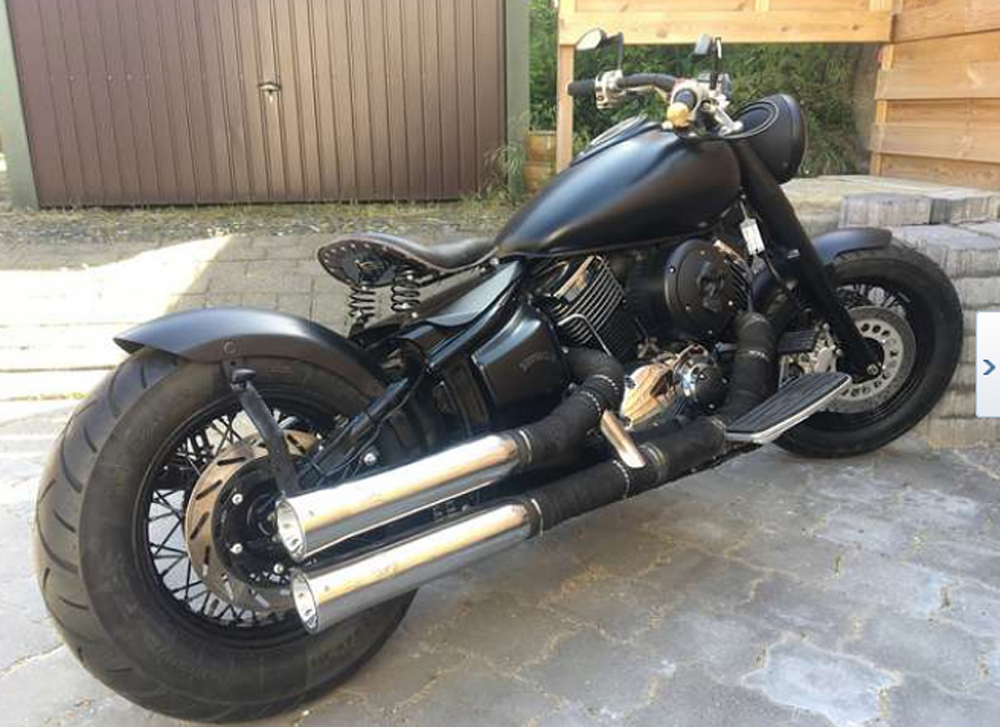 BOB 2: BR - Bobber - Heckfender / Stahlblech roh / YAMAHA XVS 1100 Custom + Classic