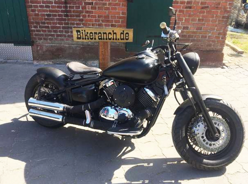 BOB 2: BR - Bobber - Heckfender / Stahlblech roh / YAMAHA XVS 1100 Custom + Classic