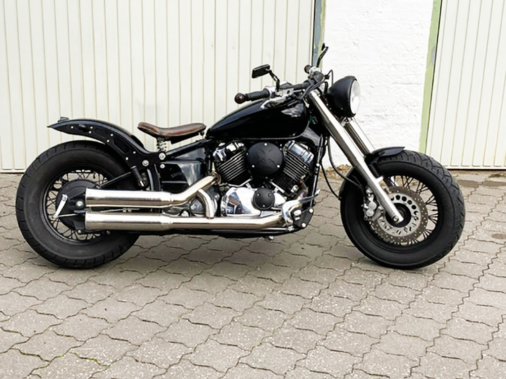 Yamaha XVS 650 Dragstar Classic - Black Bobber - Schwingsattel-Umbau / 20.000 km / Tüv neu