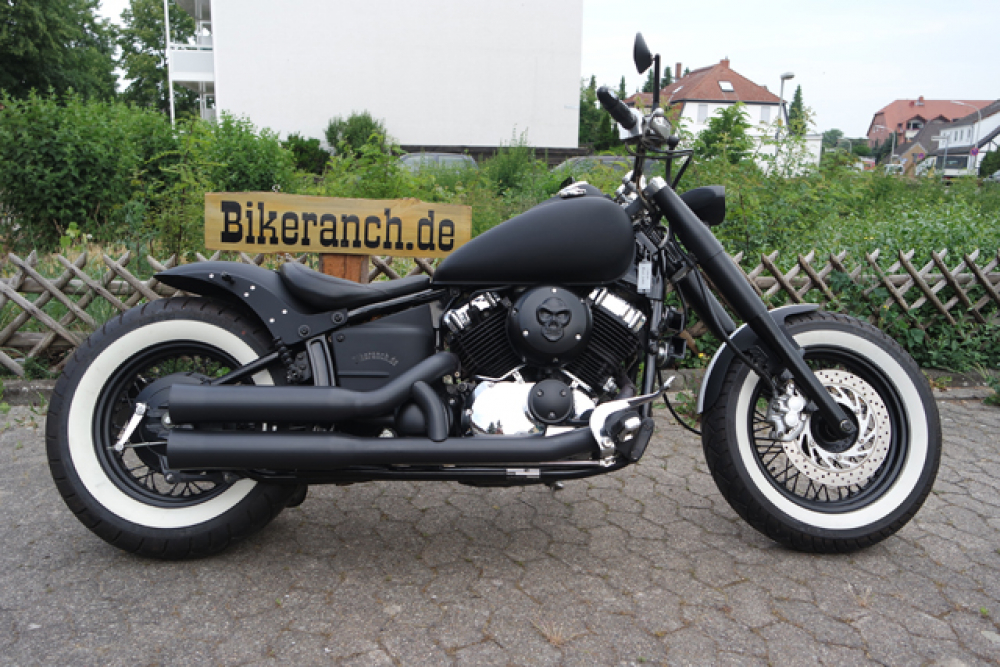 BR-Ceramic-Black- Falcon Double Groove / Komplettanlg.  / KAWASAKI VN 900 / mit KAT / EG-BE