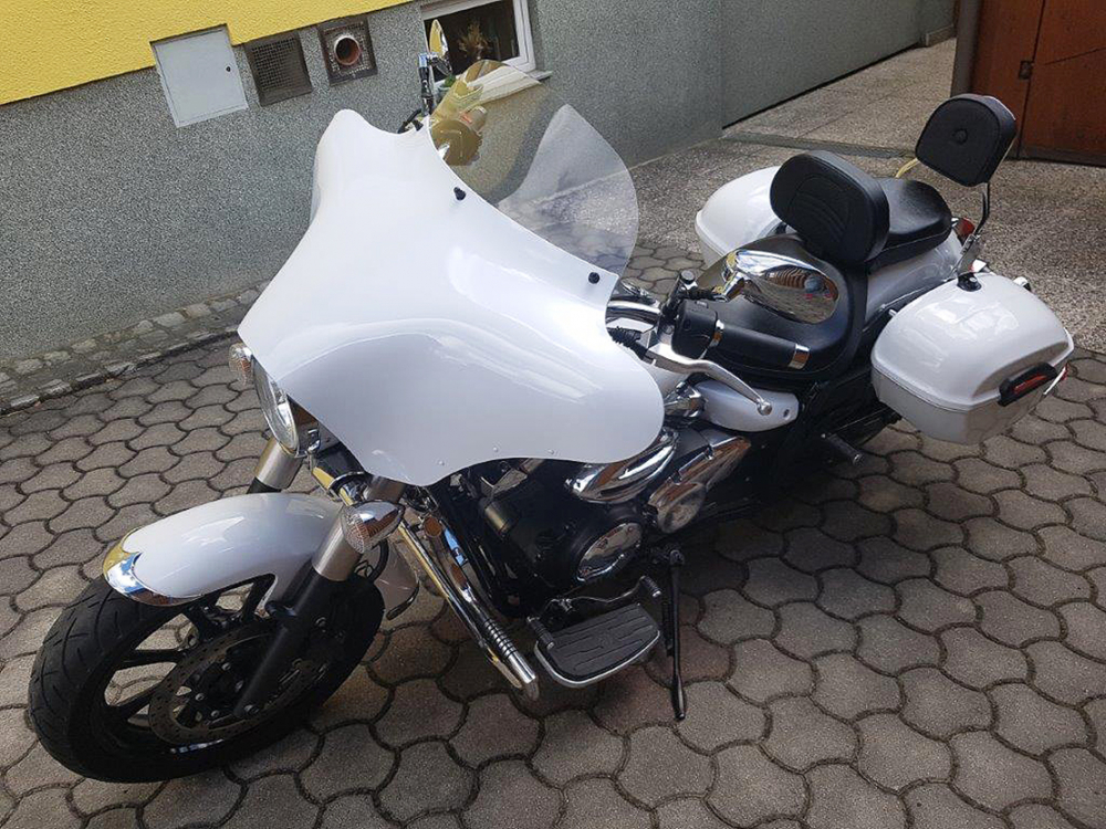 KILLERBIKESHOP.DE Neu BATWING Windshield Frontverkleidung YAMAHA XV 1900 Midnight Star Road Liner ABE