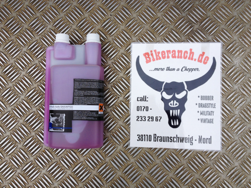 NEU: CL SPECIAL-MATT-LACK-Auto + Motorrad-Shampoo 1 Ltr Dosierflasche