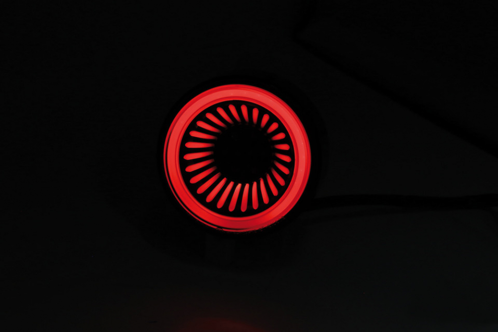 SHIN YO LED Rücklicht dark / Yamaha XV 950 / XSR 700-900 / schwarz / get. Glas / E-gepr.