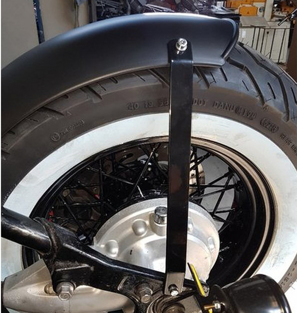 BR - Bobber - Heckfender - Struts (li + re) Steel - universal ( li + re) - gelasert / 2 Stck