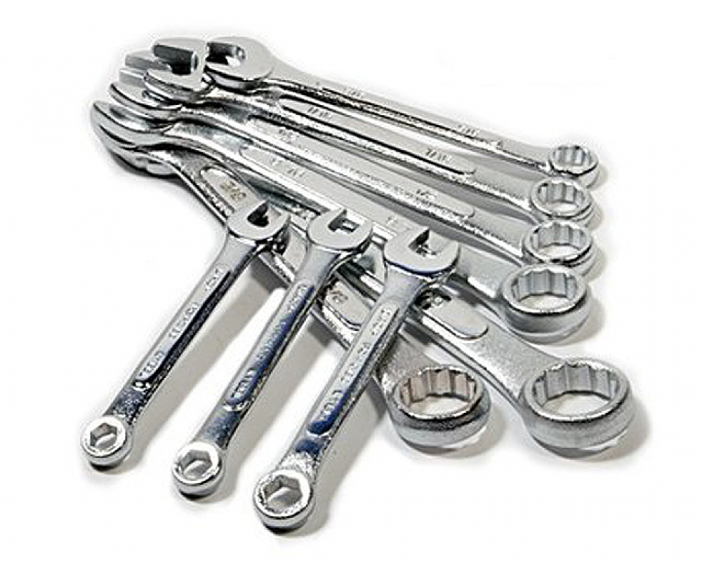 DO Maul- Ringschlüsselsatz / Zoll / 9-teilig