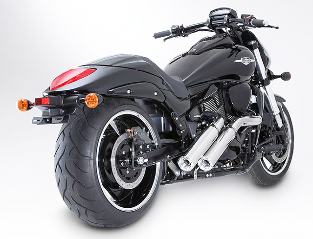 Sale: MILLER "El Grande" Komplettang. / ohne KAT / poliert / Suzuki M 1800 R + R2 + RT / EG-BE
