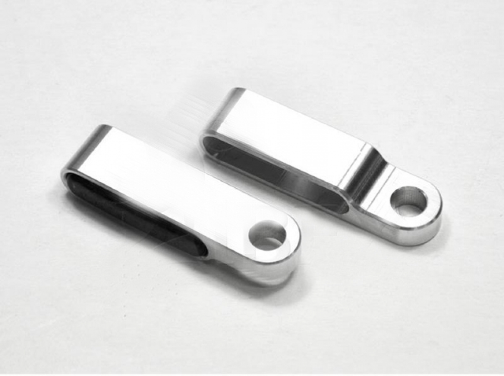 LED Mini Blinker Typ2 / Alu poliert - dunkles Glas / Paar / alle Bikes / E-Zeichen