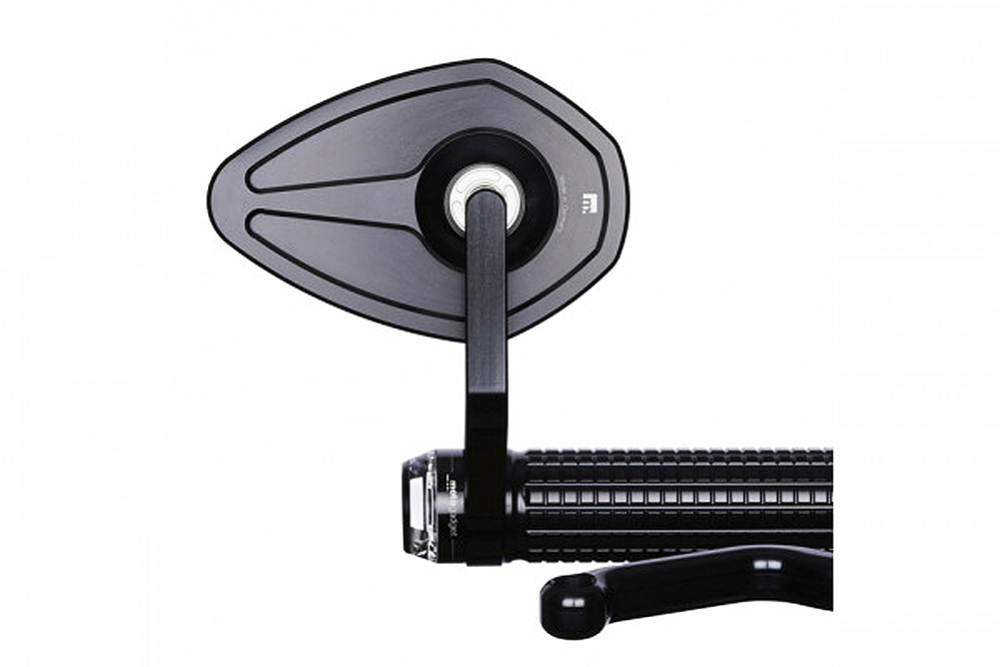 motogadget mo.view flight / glasloser Lenkerendenspiegel / E-Zeichen