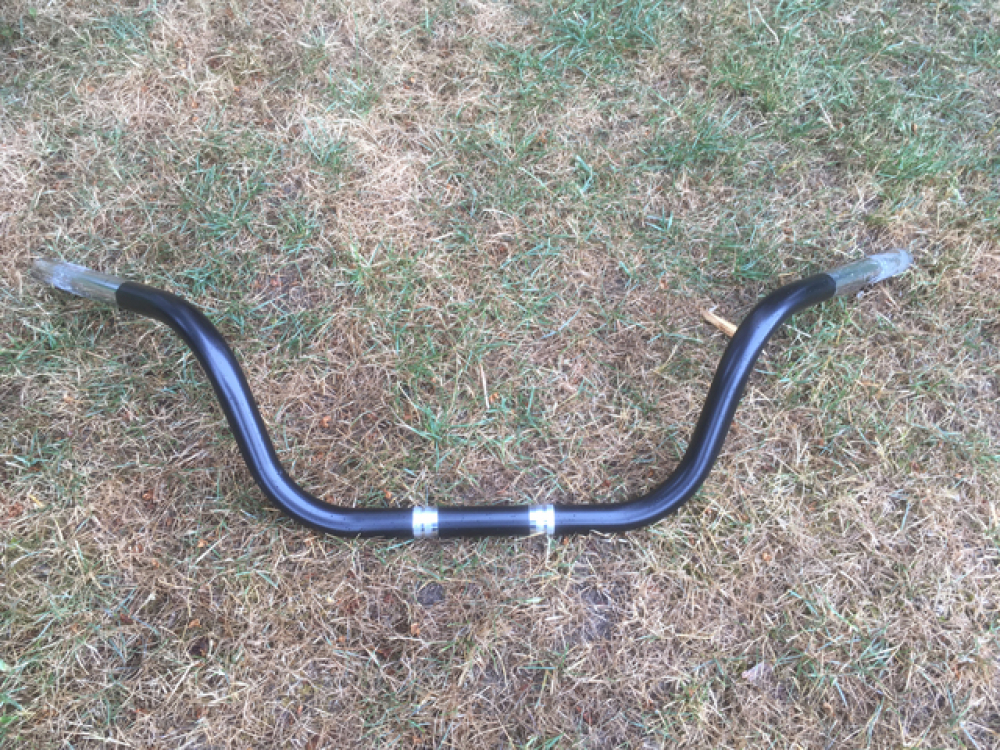 Nur bei uns: Original - Lenker - 1" (25,4 mm) schwarz gepulvert - Yamaha XVS 1100 / 650 Custom + Classic / ca 80 cm b
