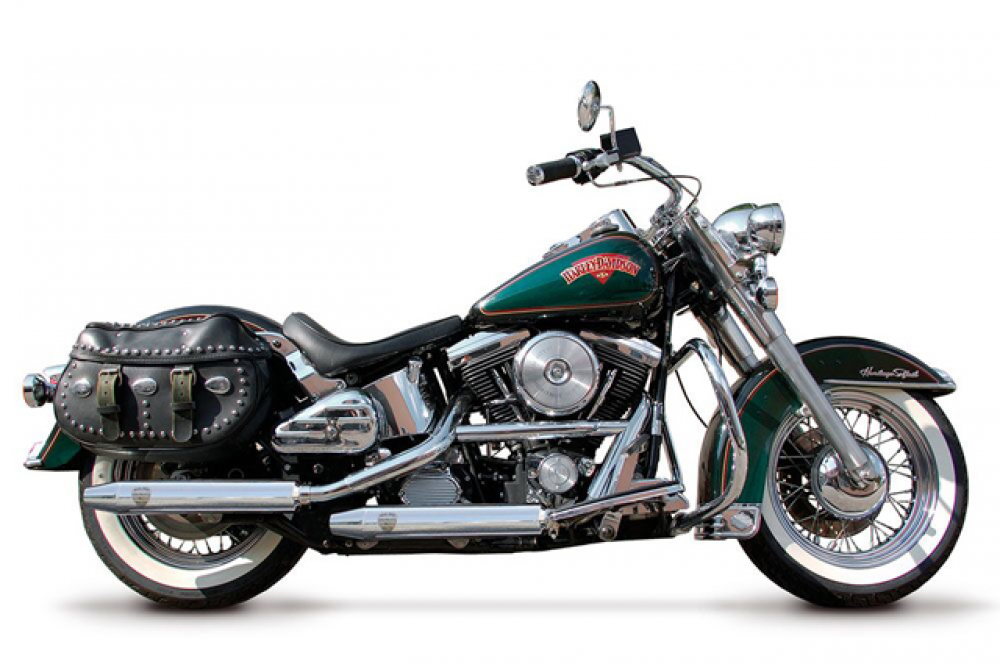PENZL - Neo Classic Auspuffset verstellb. / chrom / Harley Softail Deluxe / 05-06 / EG-BE